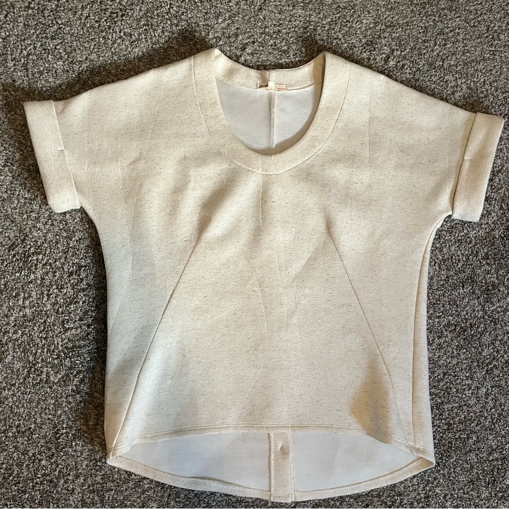 Love Culture Cream Short Sleeve Shirt